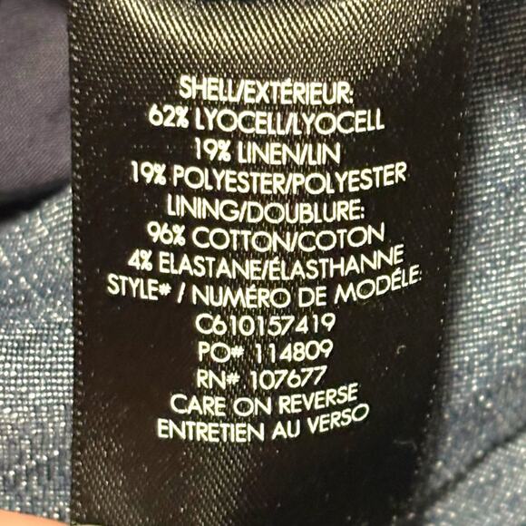 Alice & Olivia Long Sleeve Romper - Size 8 - Blue - Like New - Picture 9 of 16